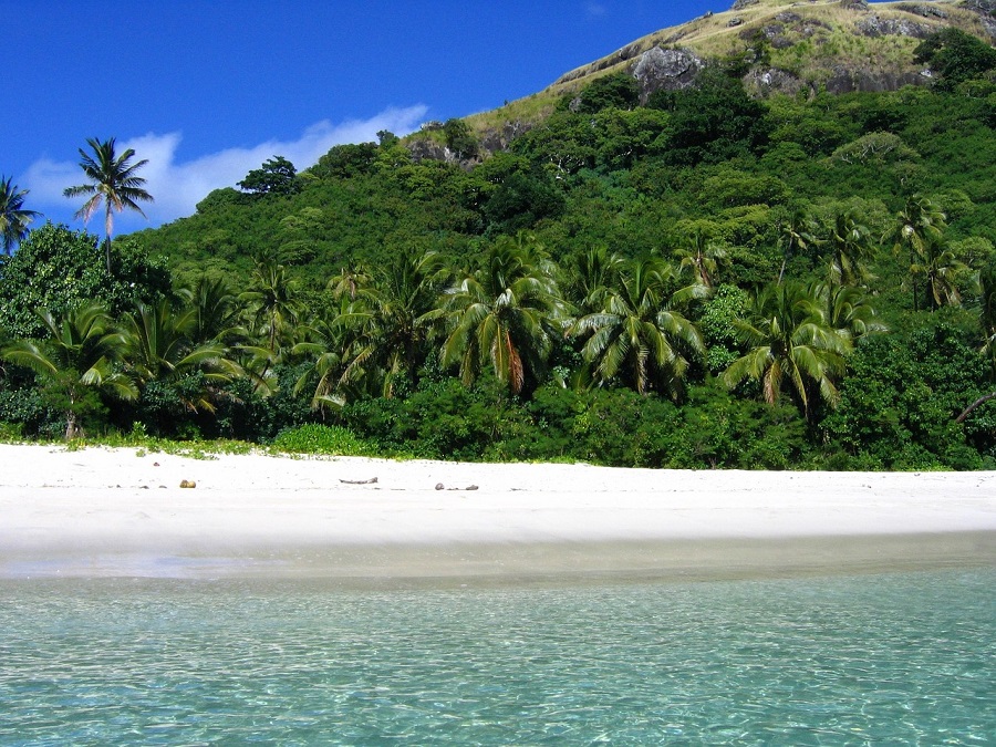 A beach in Fiji